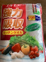 エルモア 強力吸収キッチンタオル 4ロール