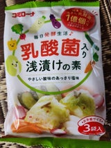 コミローナ 乳酸菌入り 浅漬けの素 60g