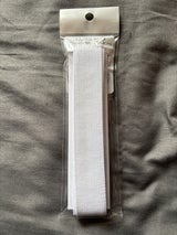 桐野 ゴムベルト・白 25mm×150cm