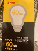 東洋 ホワイトフロスト電球60WTC-LW100V