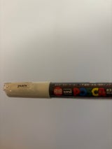 三菱 ポスカ 極細 PC1M-1 白