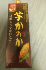 かのか 芋 濃醇まろやか25度 紙パック 1.8L