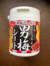 ノーベル製菓 男梅シート ボトル 75g