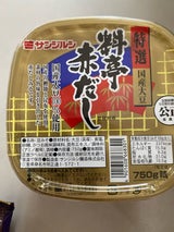 サンジルシ 特選料亭 赤だし カップみそ 750g