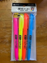 レモン 蛍光マーカー 4本