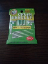 オルガン Eカラー針 家庭用 #16 5本