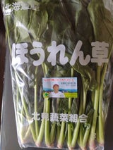 北見 ほうれん草 200g