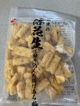 阿部幸製菓 落花生を練り込んだ揚げあられ 65g