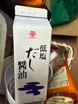 鎌田醤油 低塩だし醤油 パック 500ml
