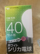 マクサー ホワイトシリカ電球40W形 1P