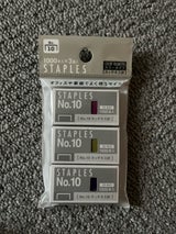 セイワプロ カラータイプホッチキス針No10 3箱