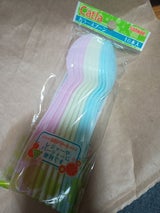 サンナップ カラースプーン 17cm 10本