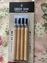 エコー金属 彫刻刀 4本