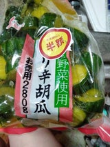 関口漬物食品 お徳用ピリ辛きゅうり 280g