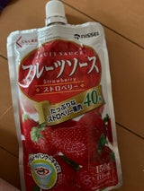 日世 フルーツソースストロベリー 150g