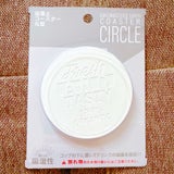 グリーンオーナメント 珪藻土コースター 丸型