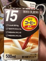 PROTEIN15 雪印コーヒー風味 500ml