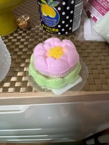 ナシオ 落雁 蓮ごころ赤 2個