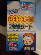 白金 ひえひえ天国冷却シート10時間こども用10枚