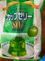 カップゼリー80℃ 青りんご味 100g×5