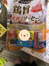 ペティオ デリカ 鶏旨ミニササミソーセージ 22本