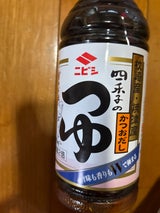 ニビシ 四季のつゆ かつお味 濃厚2倍 500ml