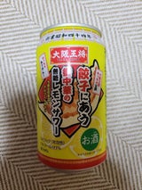 三幸 大阪王将餃子にあう無糖レモンS 350ml