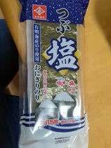 永井 つぶ塩おにぎりのり 3切 15枚