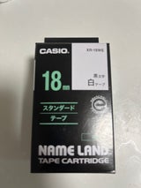 CASIO ネームランドテープ XR-18WE