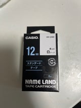 CASIO ネームランドテープ XR-12WE