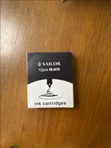 セーラー 万年筆用カートリッジインク ジェントル黒