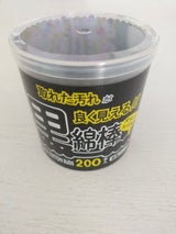 大衛 黒スパイラル綿棒 200本入
