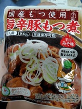 マニハ食品 旨辛豚もつ煮 180g