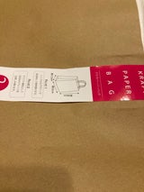 シナップス ペーパーバッグクラフト無地LL 2P