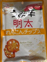 カモ井食品 うま辛明太れんこんチップス 27g