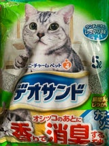 デオサンド オシッコあと香りで消臭砂 ソープ 5L