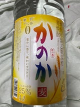 かのか 麦 25度 甲乙混和 ペットボトル 4L