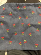 マザーハンズ コットン巾着袋チェリー