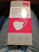 TRCBIZ ラウンドフィットマスクふつう30P