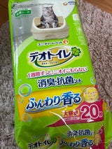 デオトイレ 消臭抗菌シートナチュラルソープ 20枚