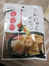 ダイシンフーズ こんにゃくせんべい梅こんぶ 15g