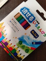 野府産業 消せる色鉛筆 12色