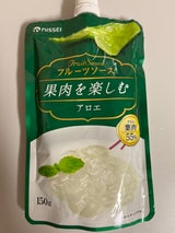 日世 果肉を楽しむフルーツソースアロエ 150g