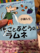 創健社 メイシー いちごとぶどうのラムネ 80g