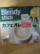 AGF ブレンディSTK カフェオレ 27本