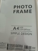 グリーンO フォトフレームウッド調A4用 1P