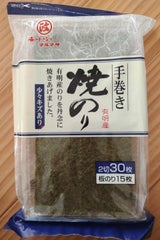 丸政 手巻焼のり 少々キズ 2切30枚