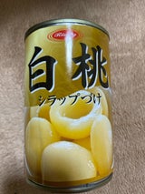 朝日商事 ライジング 白桃 4号缶 425g