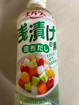 エバラ 浅漬の素 昆布だし 500ml