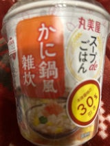 丸美屋 スープdeごはん かに鍋風雑炊 69g